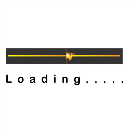 Progress of loading for mobile apps or web preloader on light and dark screen. Load, update or download diagram icon of progress bar, minimal flat design with percentage of progress, 3D illustrationのイラスト素材