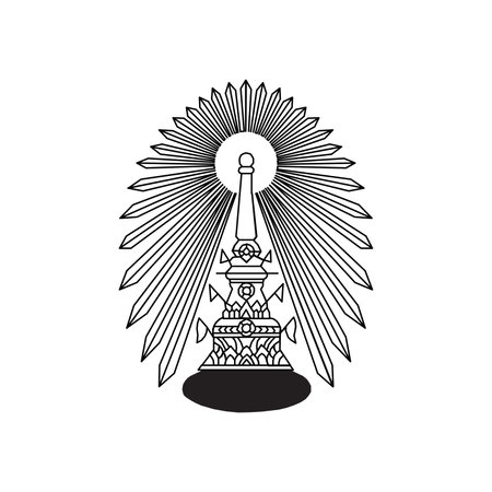 SUNBURST OR STAR BUST LOGO VECTOR ARROWのイラスト素材