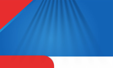 Luxembourg flag on a blue background. Vector illustration.のイラスト素材