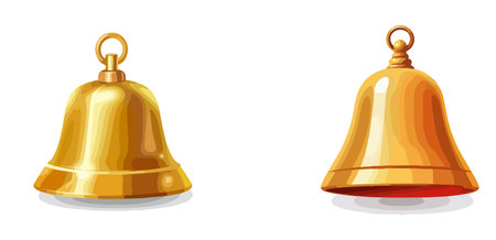Notification bell Incoming inbox message vector Ringing bell and notification for clock alarm alertのイラスト素材