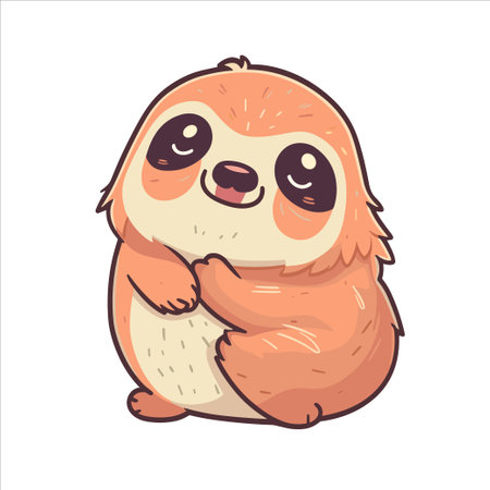 CARTOON MARMOT ANIMAL ILLUSTRATION VECTOR ILLUSTRATIONのイラスト素材