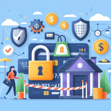 FINANCE CREDIT CARD SAFETY SYSTEM SECURITY ILLUSTRATIONのイラスト素材