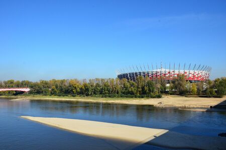 National Football Stadium in Warsaw, Euro 2012, Poland - Ukraineのeditorial素材