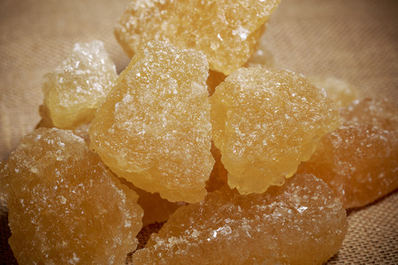 Borwn rock sugarの写真素材