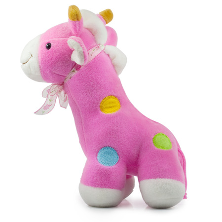 Giraffe soft toyの写真素材