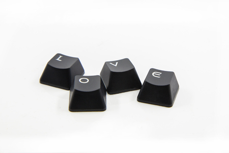 love with board keyの写真素材
