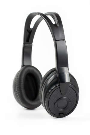 headphones isolate on whitebackの写真素材