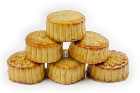 mooncake for Chinese mid autumn festivalの写真素材