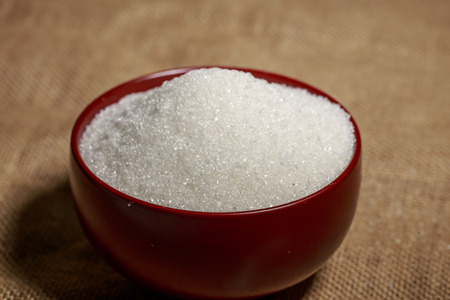 Bowl of sugarの写真素材