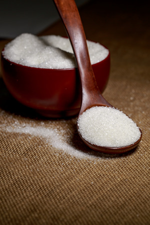 Bowl of sugarの写真素材