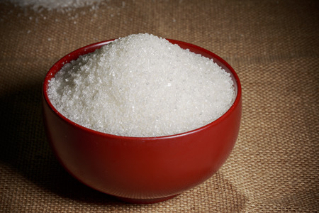 Bowl of sugarの写真素材