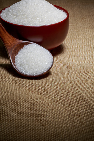 Bowl of sugarの写真素材