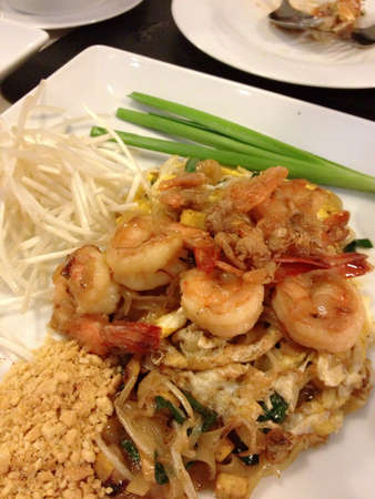 Pad Thai or Stir Fried Noodle with Shrimpの素材