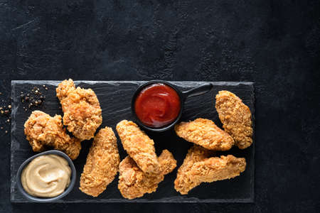 Fried chicken wings Kentucky styleの写真素材