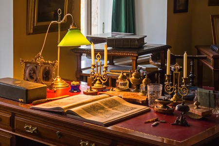 Study of the Russian Emperor Alexander III. The Gatchina Palace.の写真素材