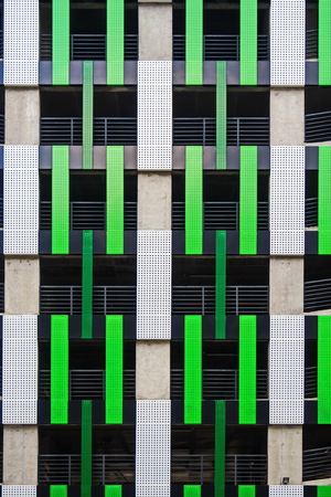 Facade solutions of new residential buildings. Modern buildings of St. Petersburg.