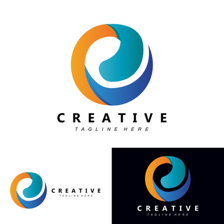 letter E logo vector with gradient color, icon conceptのイラスト素材