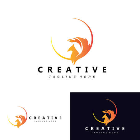 simple animal bird icon vector logoのイラスト素材