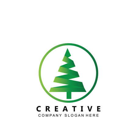 premium quality green leaf plant logo vector symbolのイラスト素材