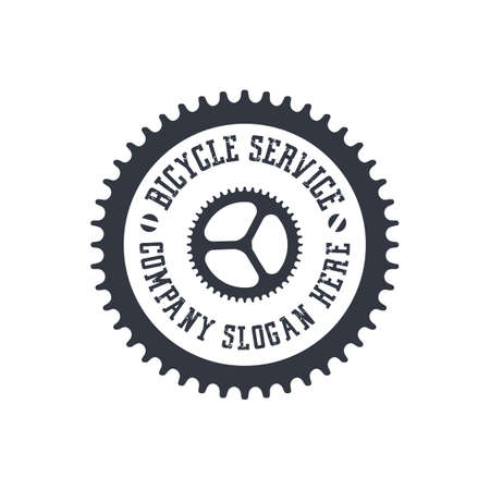 Bike Logo Icon Vector, vehicle for sports, racing, casual, downhill, retro templateのイラスト素材