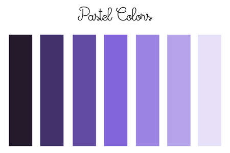 Pastel Color Selection Background Design Paint Color Catalogのイラスト素材