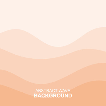 Ocean Waves Background Logo Design, Vector Art Icons, In pastel colorsのイラスト素材