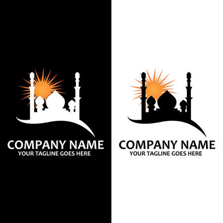 logo vector icon template for the month of Ramadan Kareemのイラスト素材