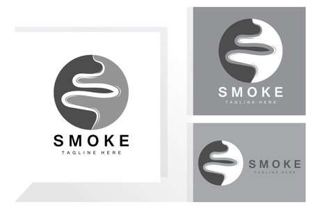 Steam Steam Logo Vector Hot Evaporating Aroma. Smell Line Illustration, Cooking Steam Icon, Steam Train, Baking, Smokingのイラスト素材