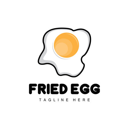 Egg Logo, Egg Farm Design, Chicken Logo, Asian Food Vectorのイラスト素材