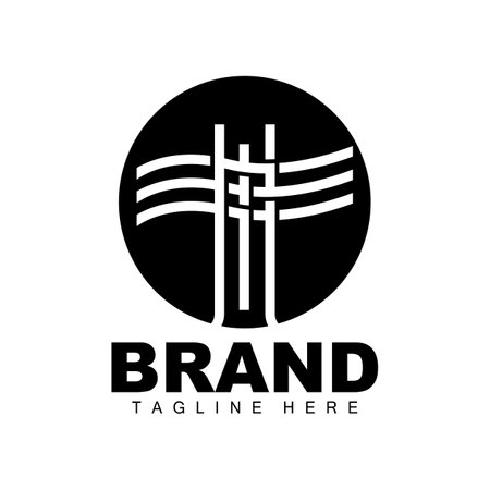 Letter T Logo, Letter Alphabet Design, Vector Logotype, Initial T Product Brandのイラスト素材