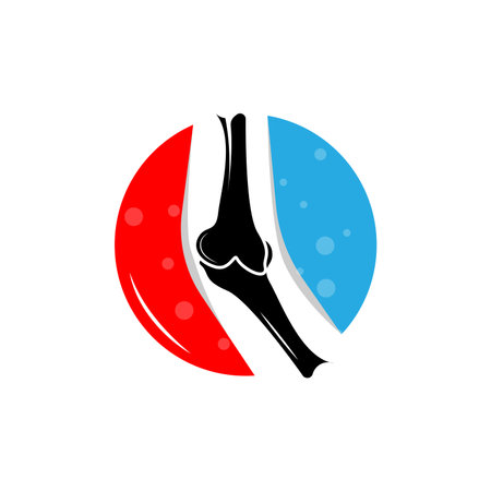 Bone Care Logo, Body Health Vector, Design For Bone Health, Pharmacy, Hospital, Health Product Brandのイラスト素材