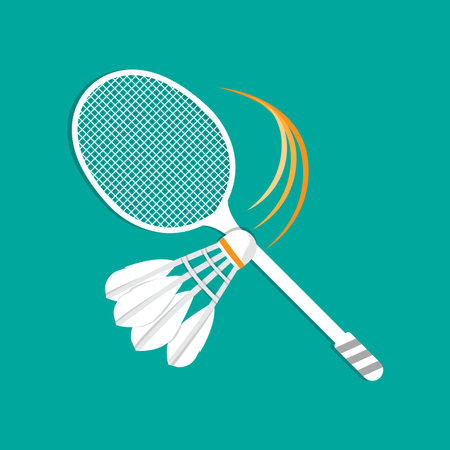 Badminton Logo Design, Sports Vector, Shuttlecock Logo, Badminton Tournament, Simple Minimalist Badgeのイラスト素材