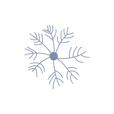 Dandelion Logo, Vector Plant Dandelion flower, Design Icon Templateのイラスト素材