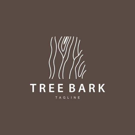 Wood Logo, Wood Layers And Natural Fibers Design, Carpenter Vector, Wood Toolsのイラスト素材