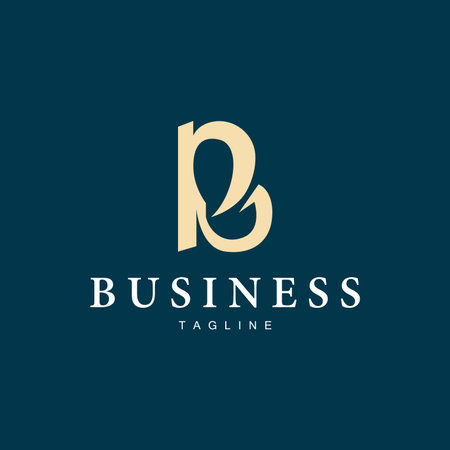 Letter B Logo Vector Simple Monogram Letter Symbol Illustration Designのイラスト素材