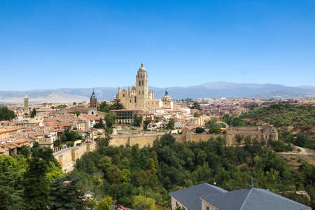 Building in Segovia, Spainの写真素材