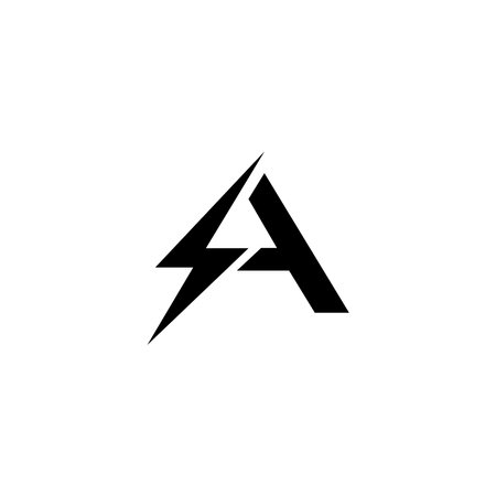 electrical design using the initials Aのイラスト素材