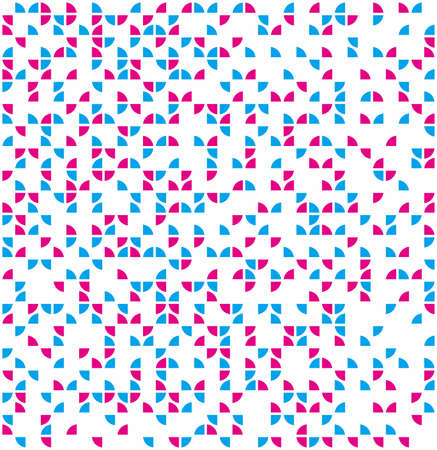 Quarter Circle Pattern Wallpaperの写真素材