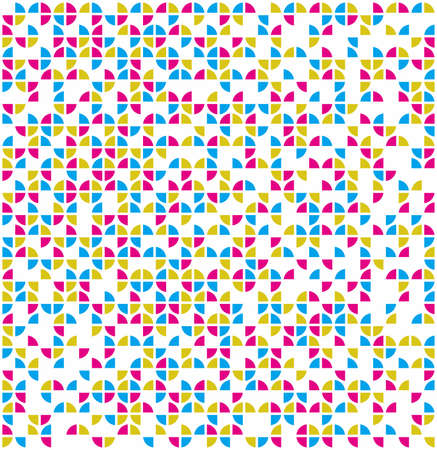 Quarter Circle Pattern Wallpaperの写真素材