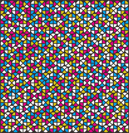 The Dark Quarter Circle Pattern Wallpaperの写真素材