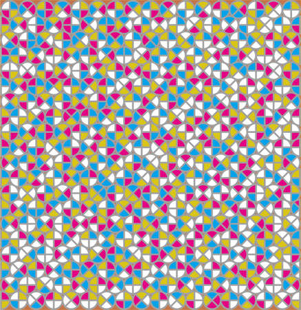 The Grey Quarter Circle Pattern Wallpaperの写真素材