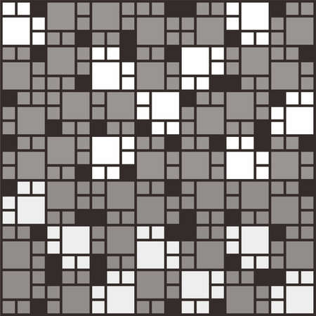 The Black Square Pattern Wallpaperの写真素材