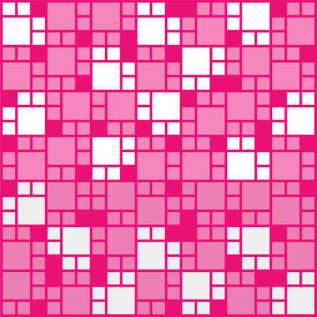 The Pink Square Pattern Wallpaperの写真素材