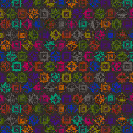 The Best Design and Colorful Pattern Wallpaper in Dark Backgroundの写真素材
