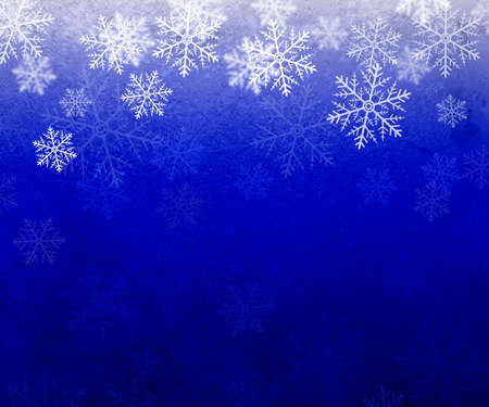 Winter Background with Snowflakesの写真素材