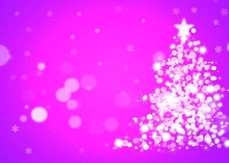 Shining Christmas tree.の写真素材