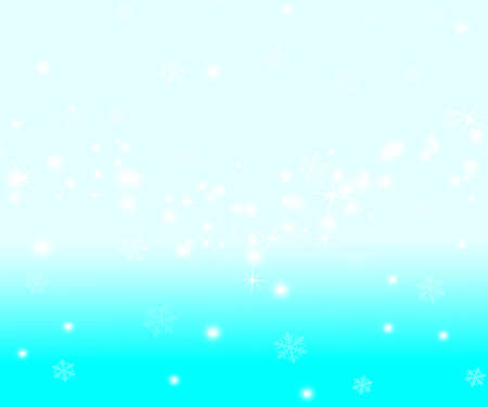 Winter Background with Snowflakesの写真素材