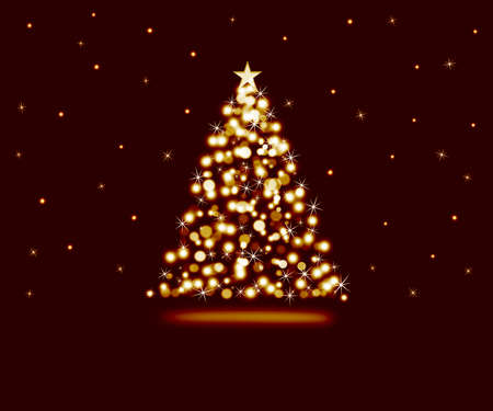 Elegant Christmas background with snowflakes and place for text.の写真素材