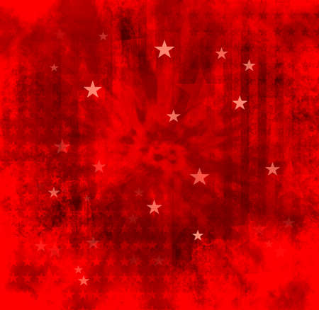 red stars backgroundの写真素材