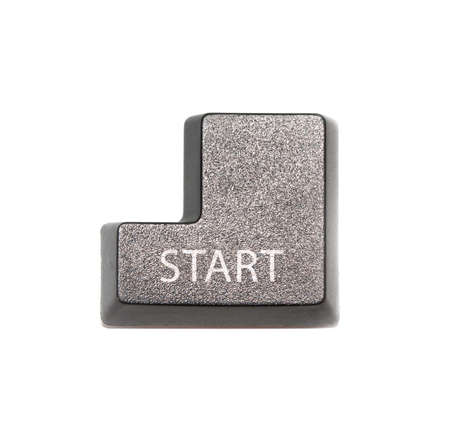 Computer key black - Startの写真素材